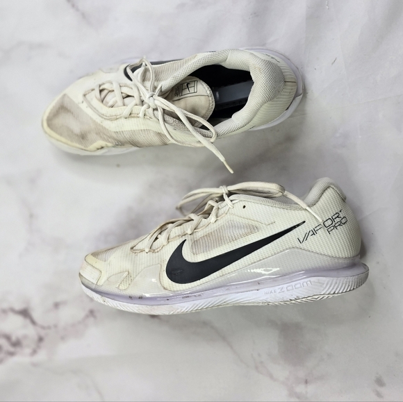 Nike Air Zoom Vapor Pro Mens 12 White Shoe Sneaker CZ0220-124 Court Lace Up Low main image 4